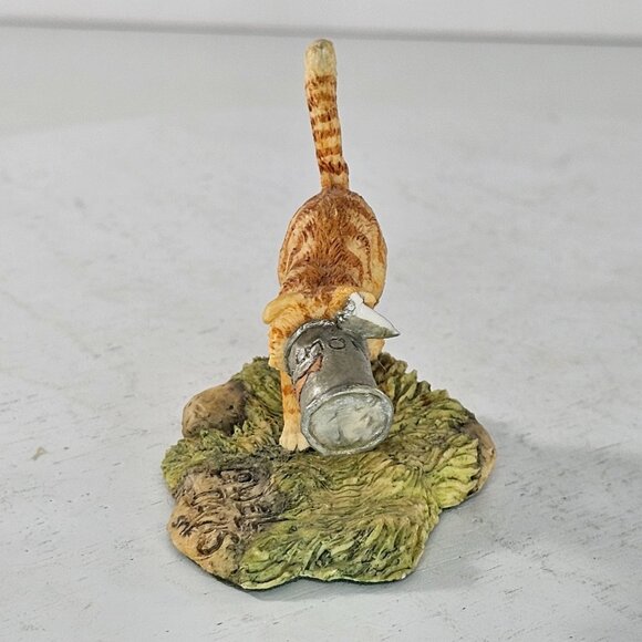 Lowell Davis Bit Off More Than He Could Chew Figurine Cat Schmid Scotland FLAW - Picture 3 of 8
